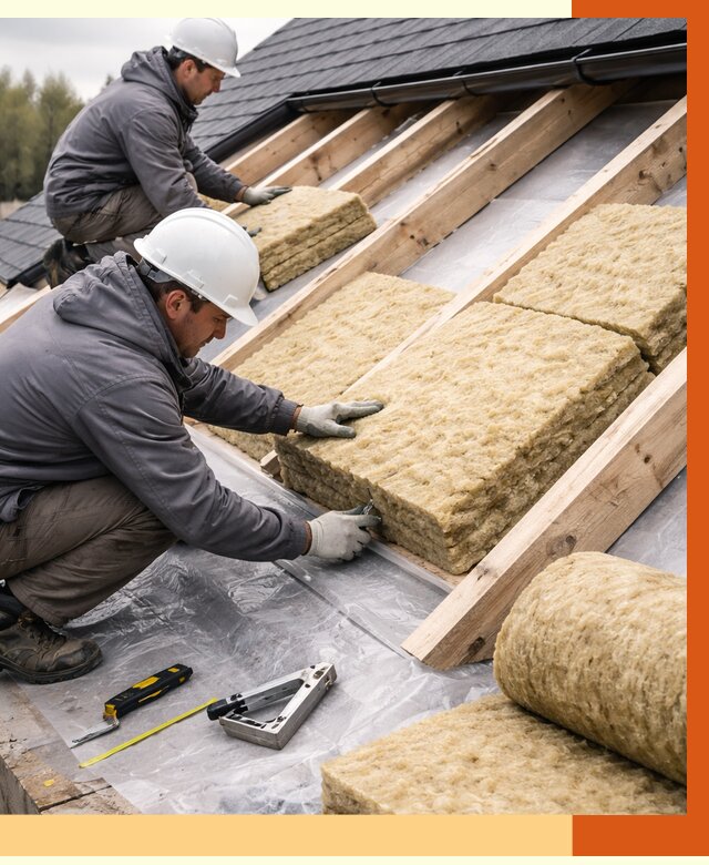 Утепление крыши в Набережных Челнах от 1879 руб./м2 — комплексное утепление кровли | ТепломастерНбр